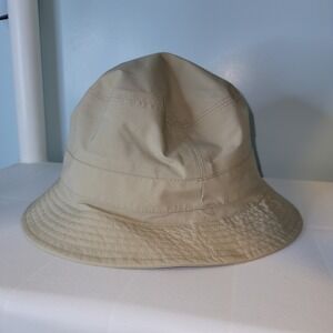 Columbia Gore-Tex Hat Size M Bucket Safari Beige‎ Casual Hiking USA Waterproof
